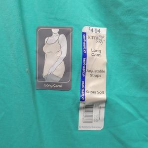 Terra & Sky Tops - Stretchy, long tank top, 4x (28w-30w) Terra & Sky Tops - Stretchy, long tank top, 4x (28w-30w)